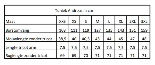 Tunique de circulation OR Andreas bleu